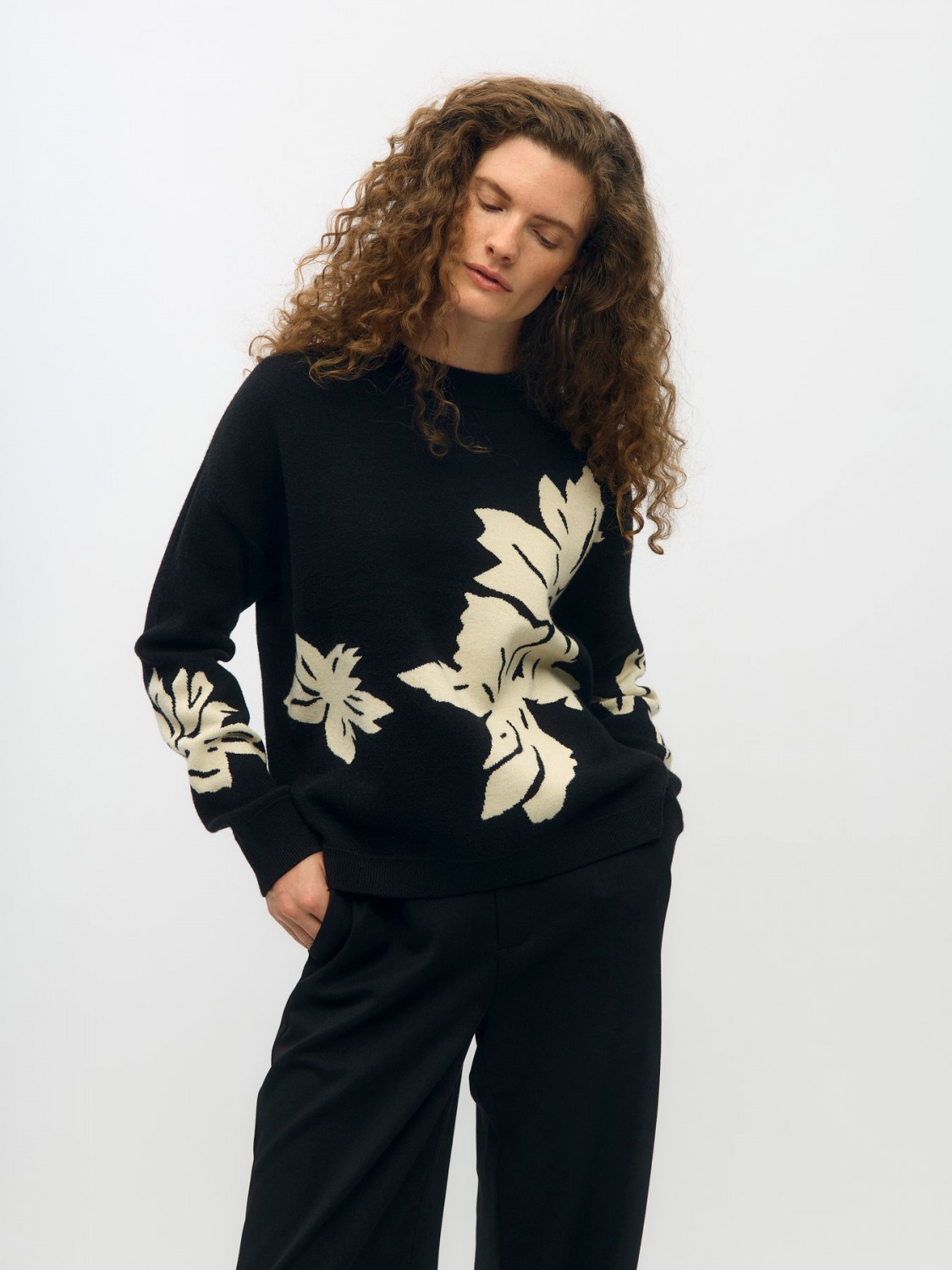 Jersey Ray flor negro